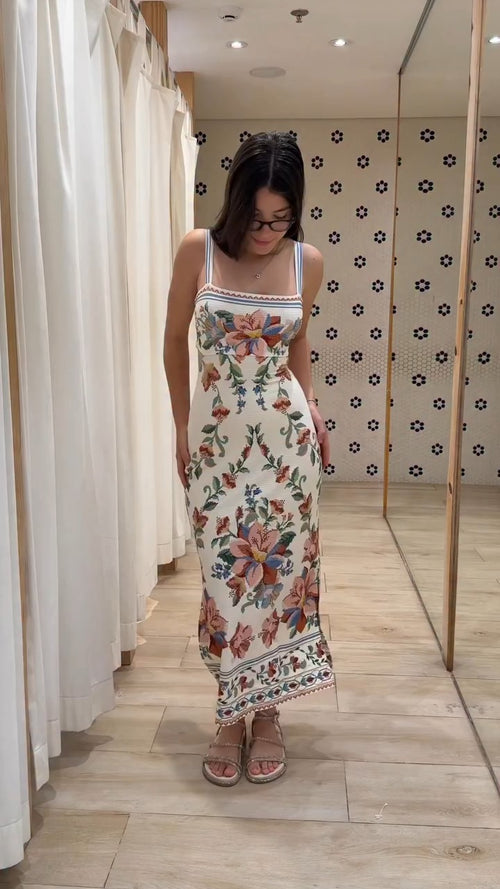 1269 | Vestido Ramo Florido