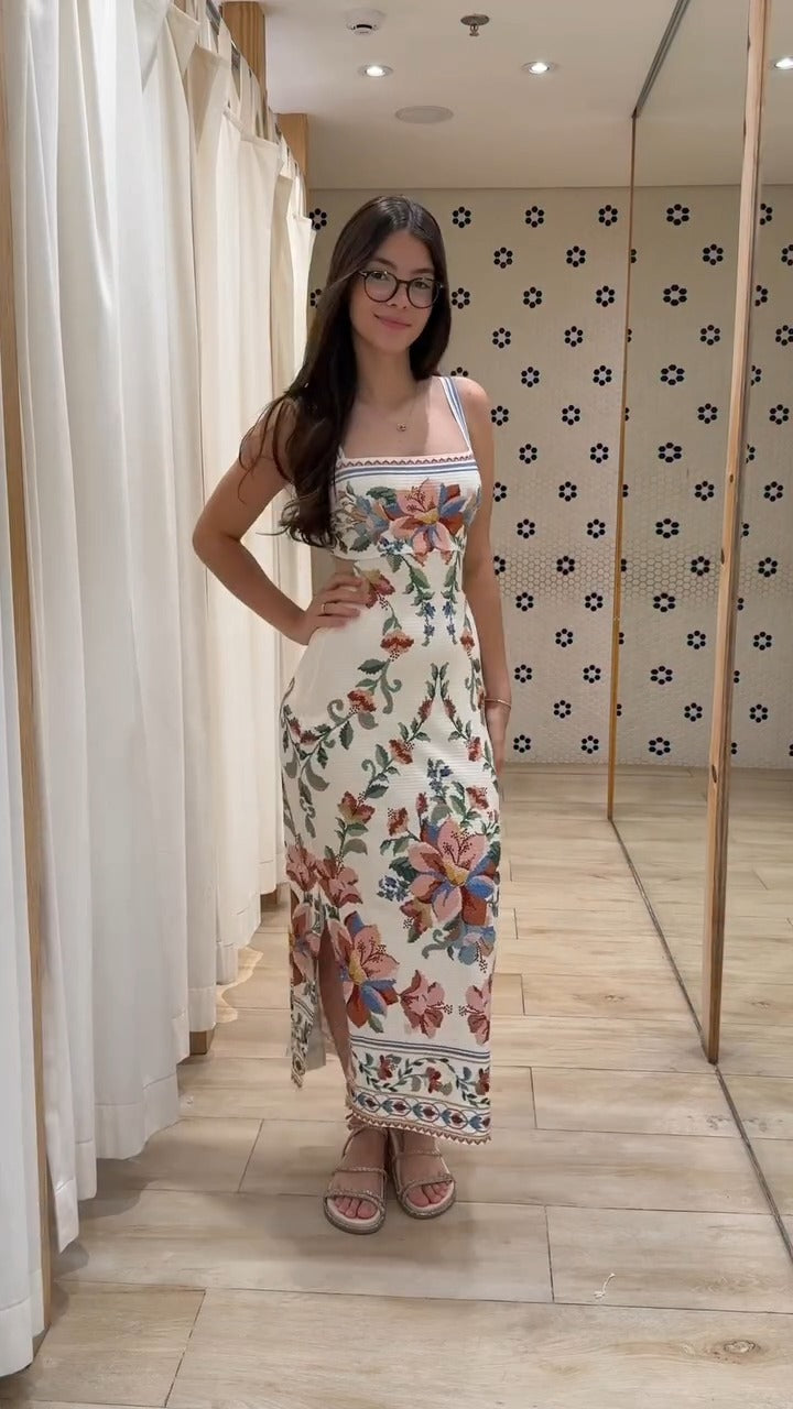 1269 | Vestido Ramo Florido