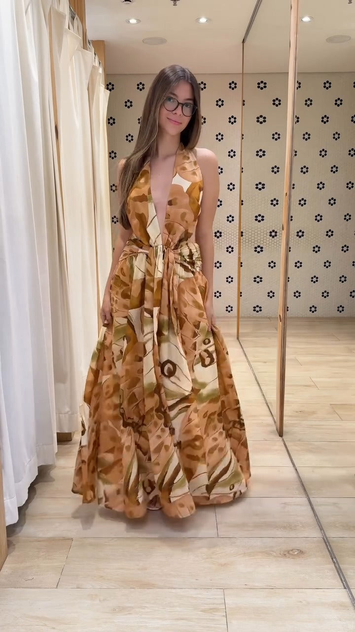 1352 | Vestido Elegância Orgânica